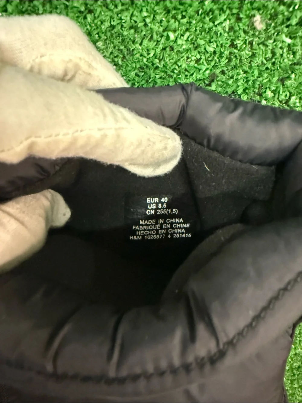 H&M Black Winter Boots Size 8.5 Brand New